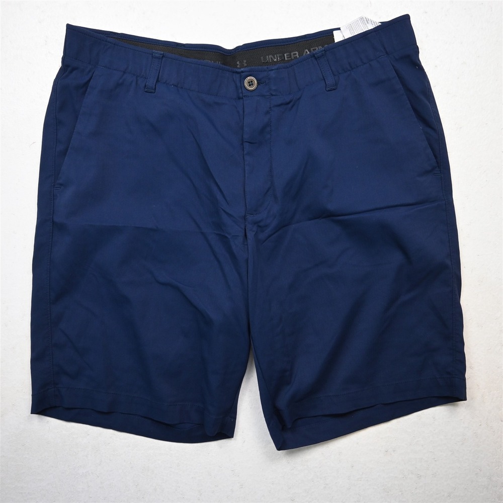 Under armour 40x9.5" Navy Blue 1309547 Showdown Tapered Mens Shorts